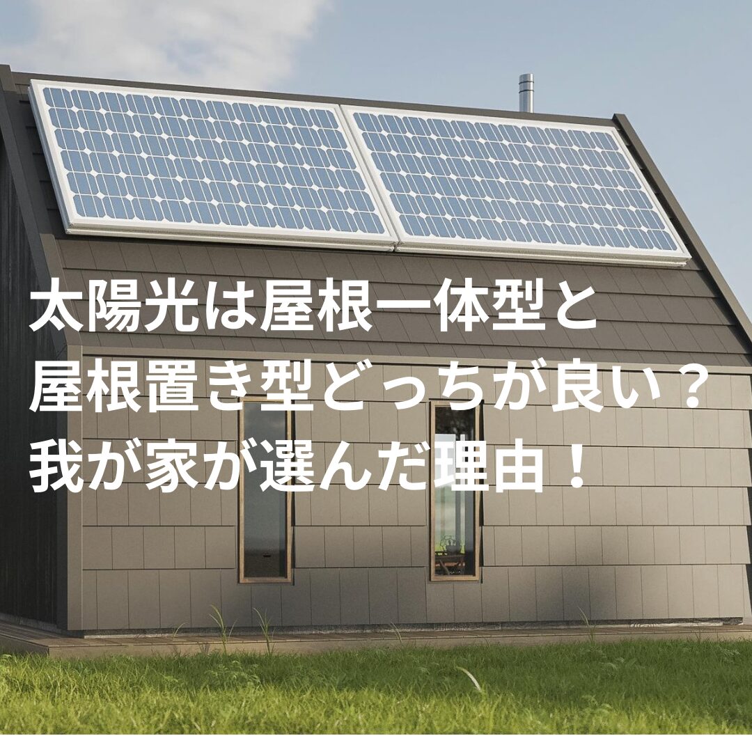 太陽光は屋根一体型or置き型どっちが良い？我が家が選んだ理由を解説！ | 次世代エネルギーを活用して生活を豊かに